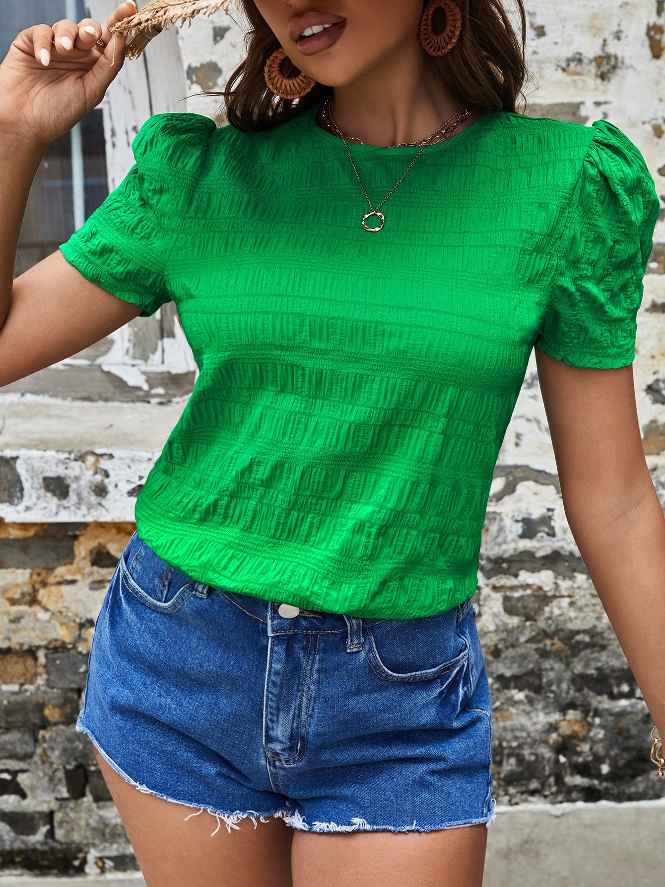 Blusa Alice Manga Bufante - Tiffani Moda Feminina