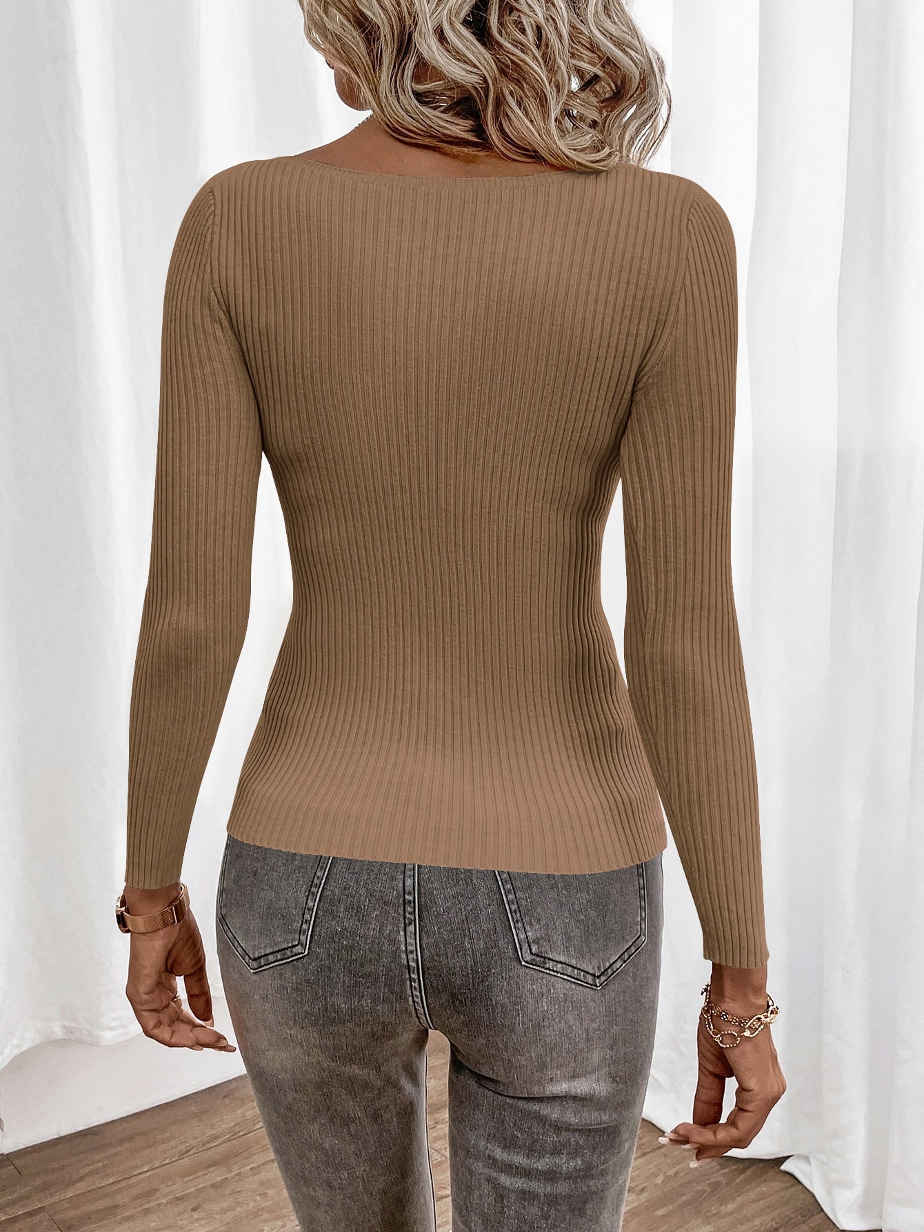Suéter Delicadeza Clasic Canelado - Tiffani Moda Feminina