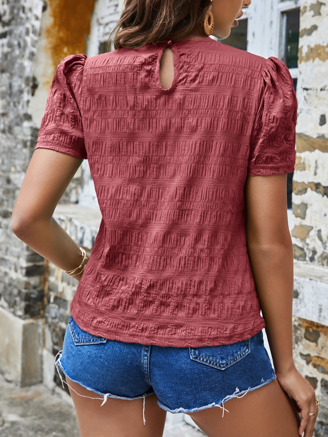 Blusa Alice Manga Bufante - Tiffani Moda Feminina