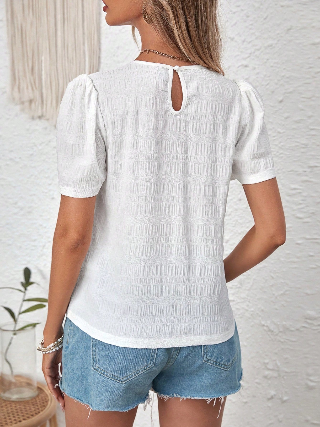 Blusa Alice Manga Bufante - Tiffani Moda Feminina