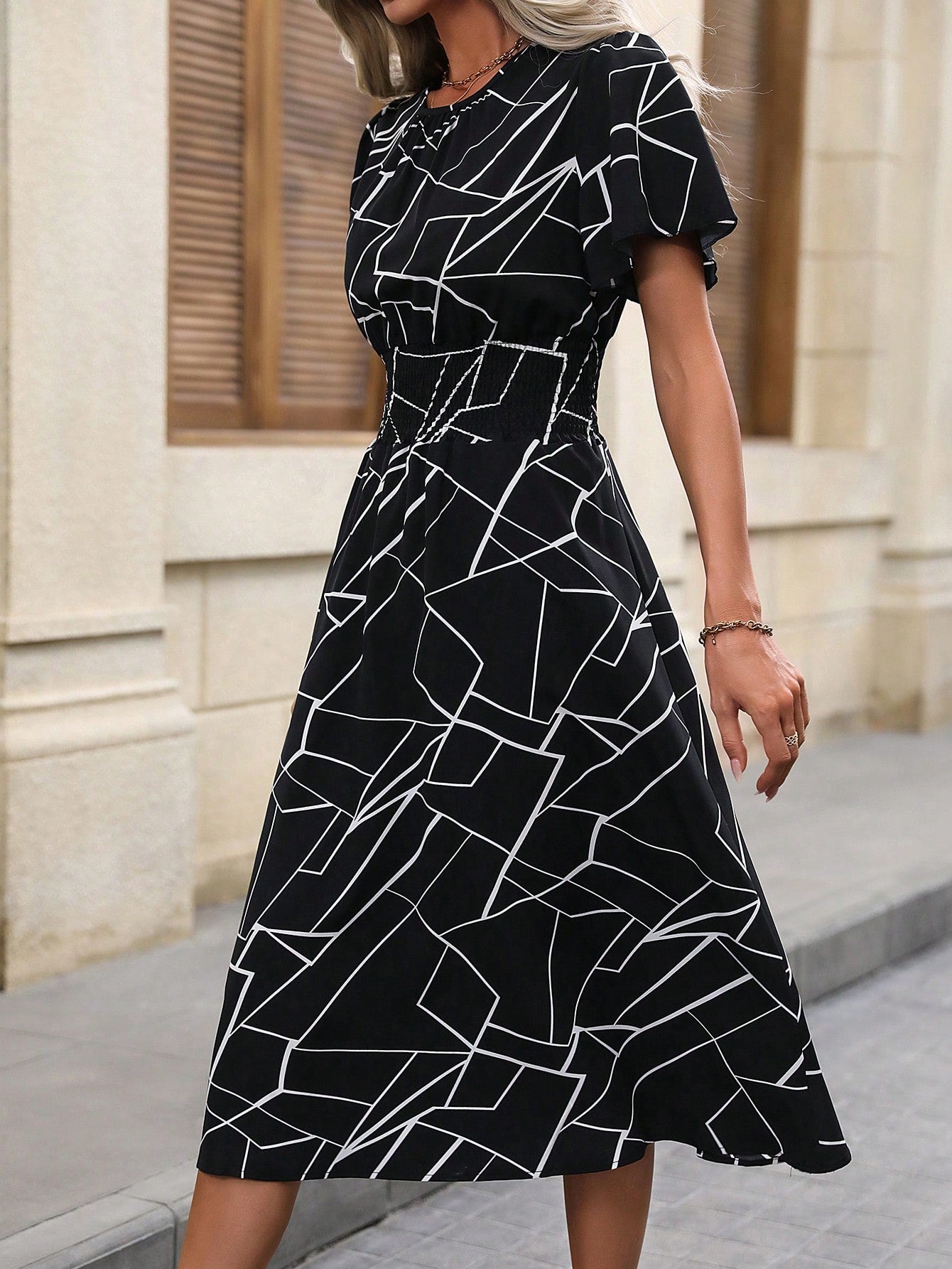 Vestido Vintage - Tiffani Moda Feminina