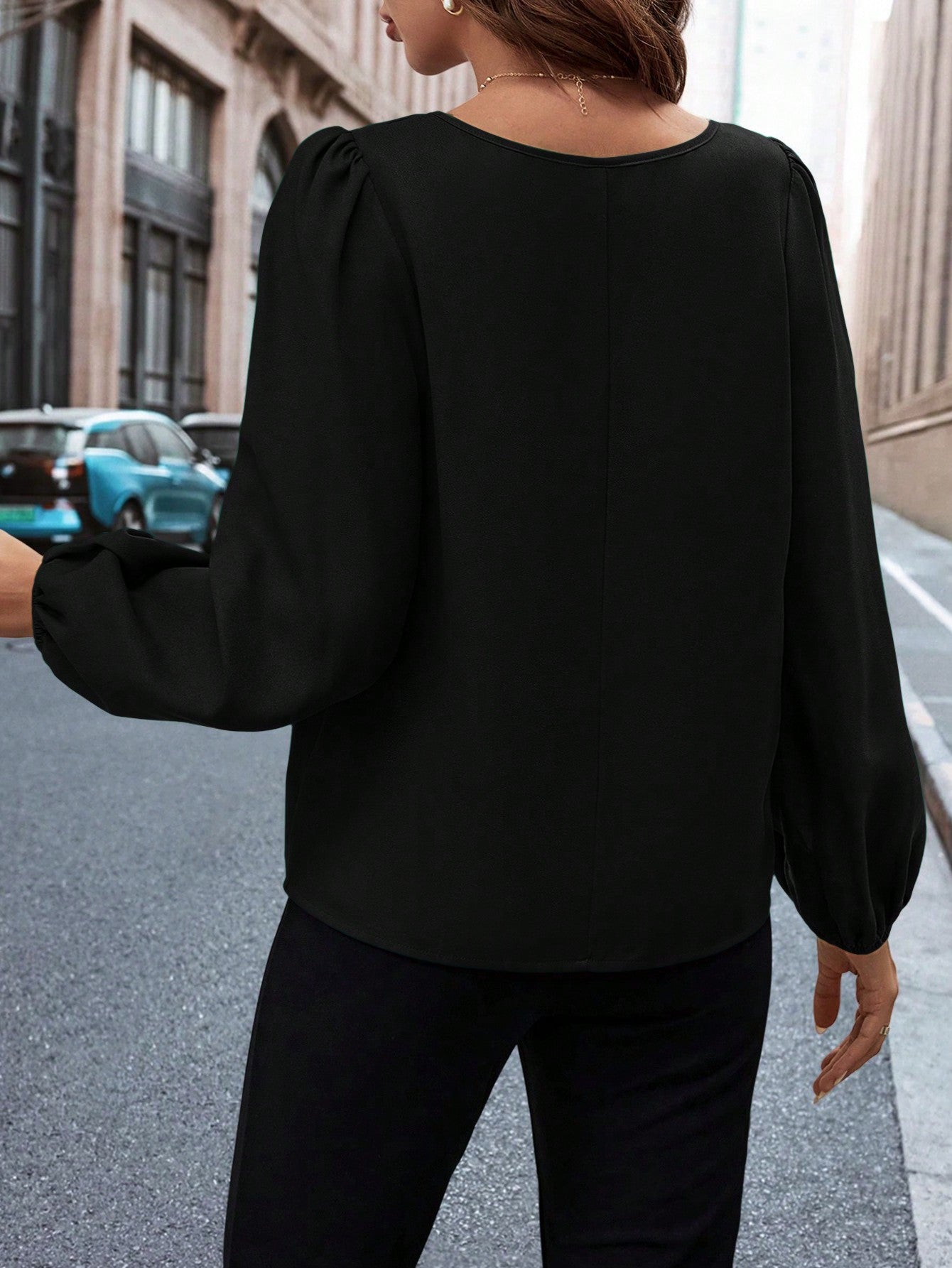 Blusa Versátil Keyhole - Tiffani Moda Feminina