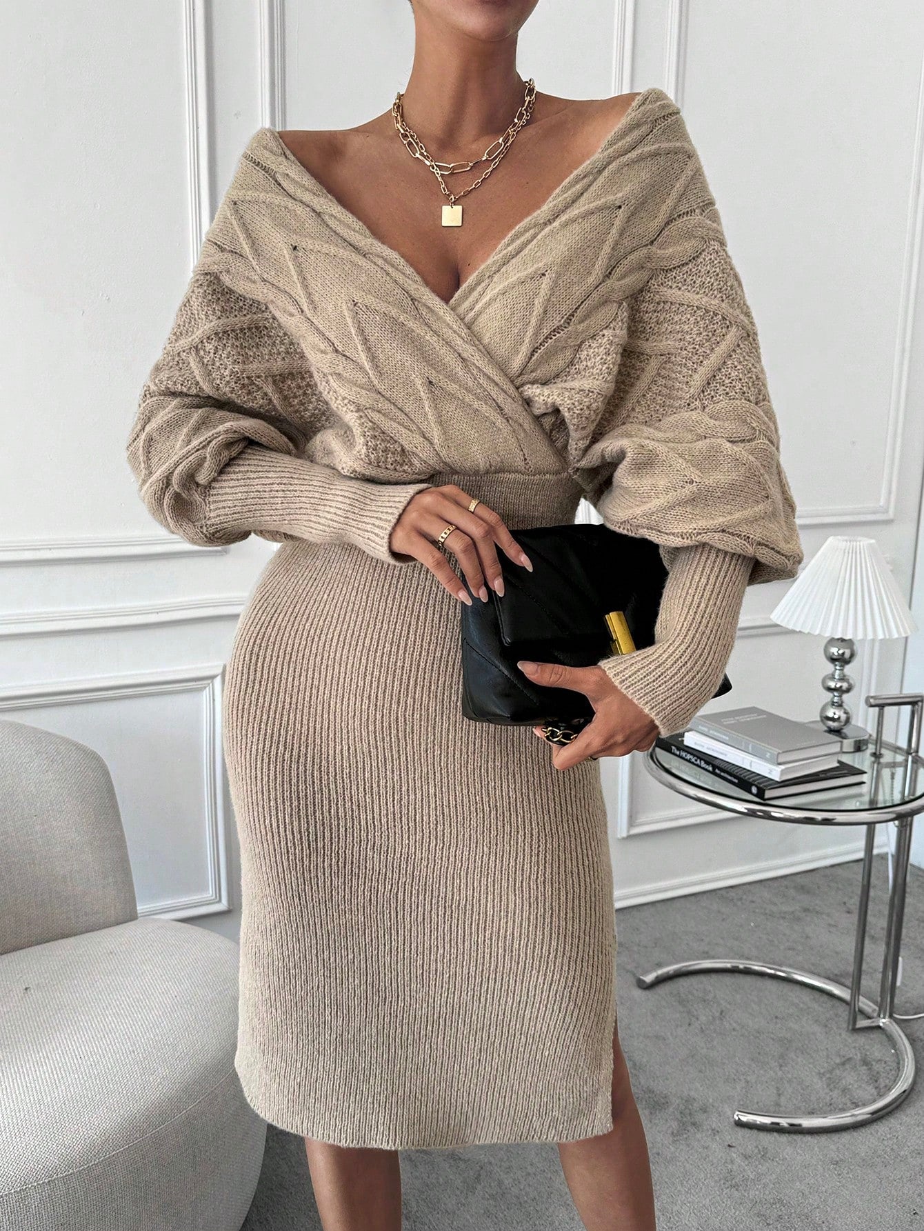 Vestido De Tricô Cecilia Mell