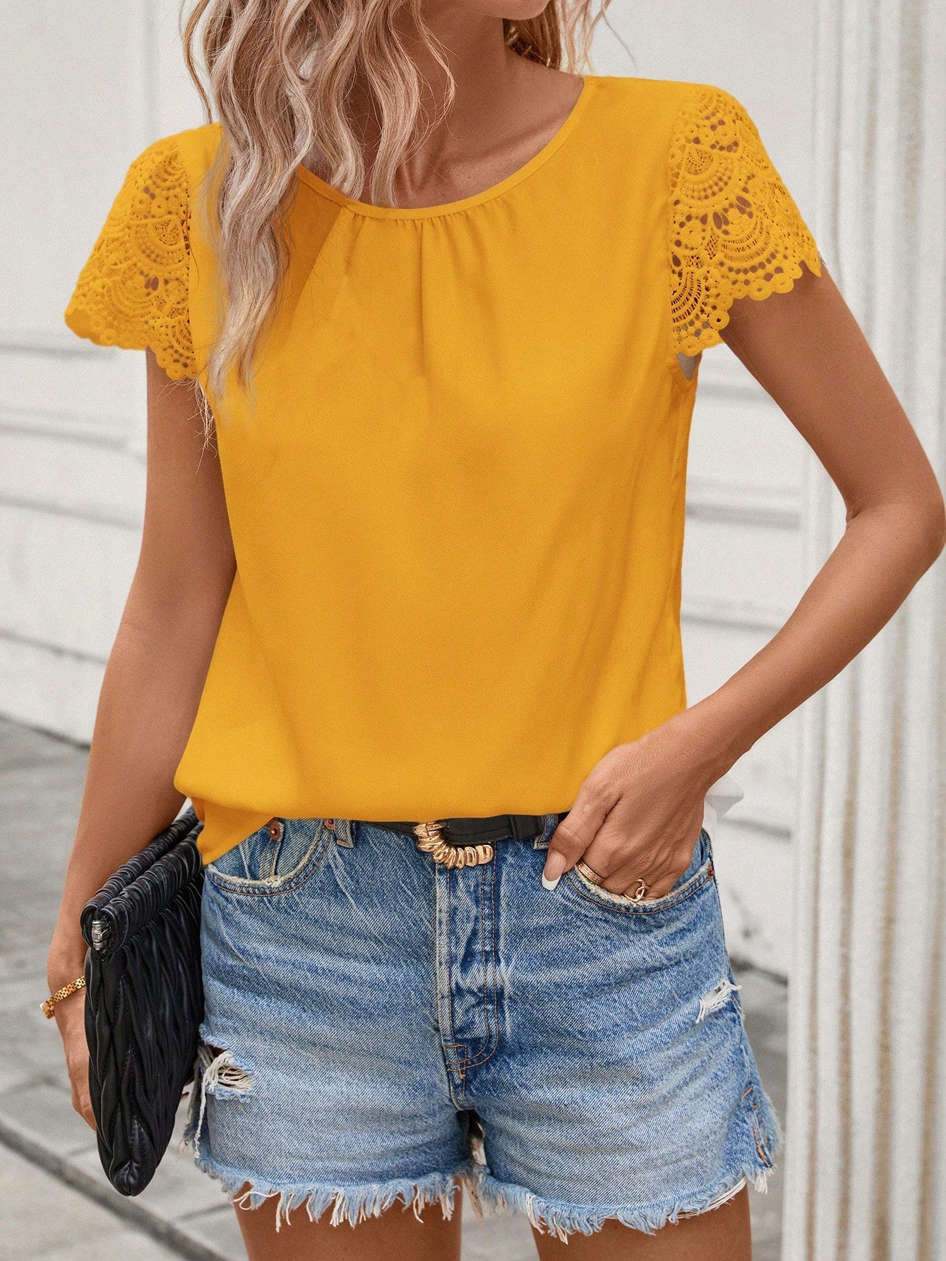 Blusa Jessica Com Gola Redonda - Tiffani Moda Feminina