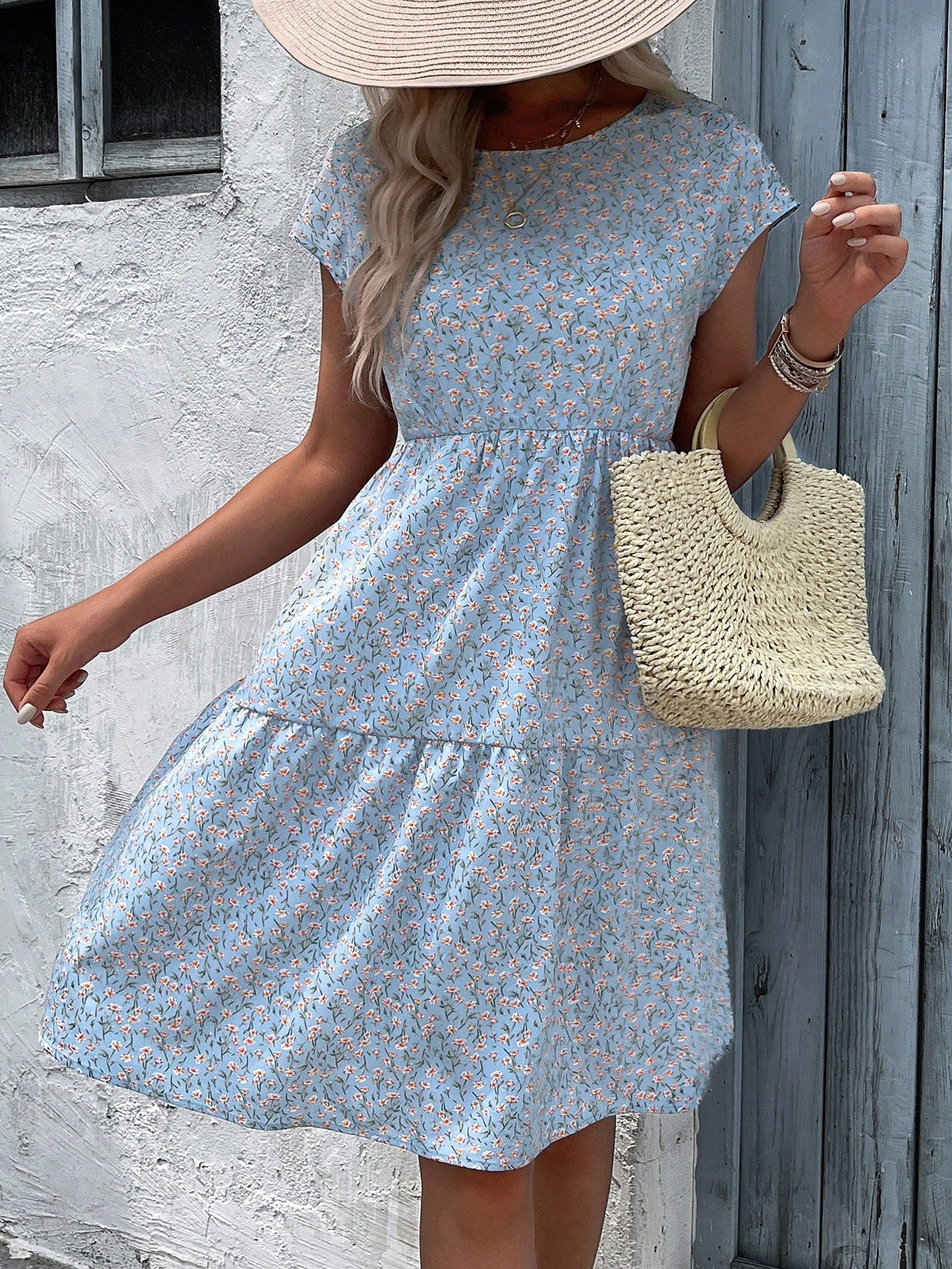 Vestido Bata floral Londres