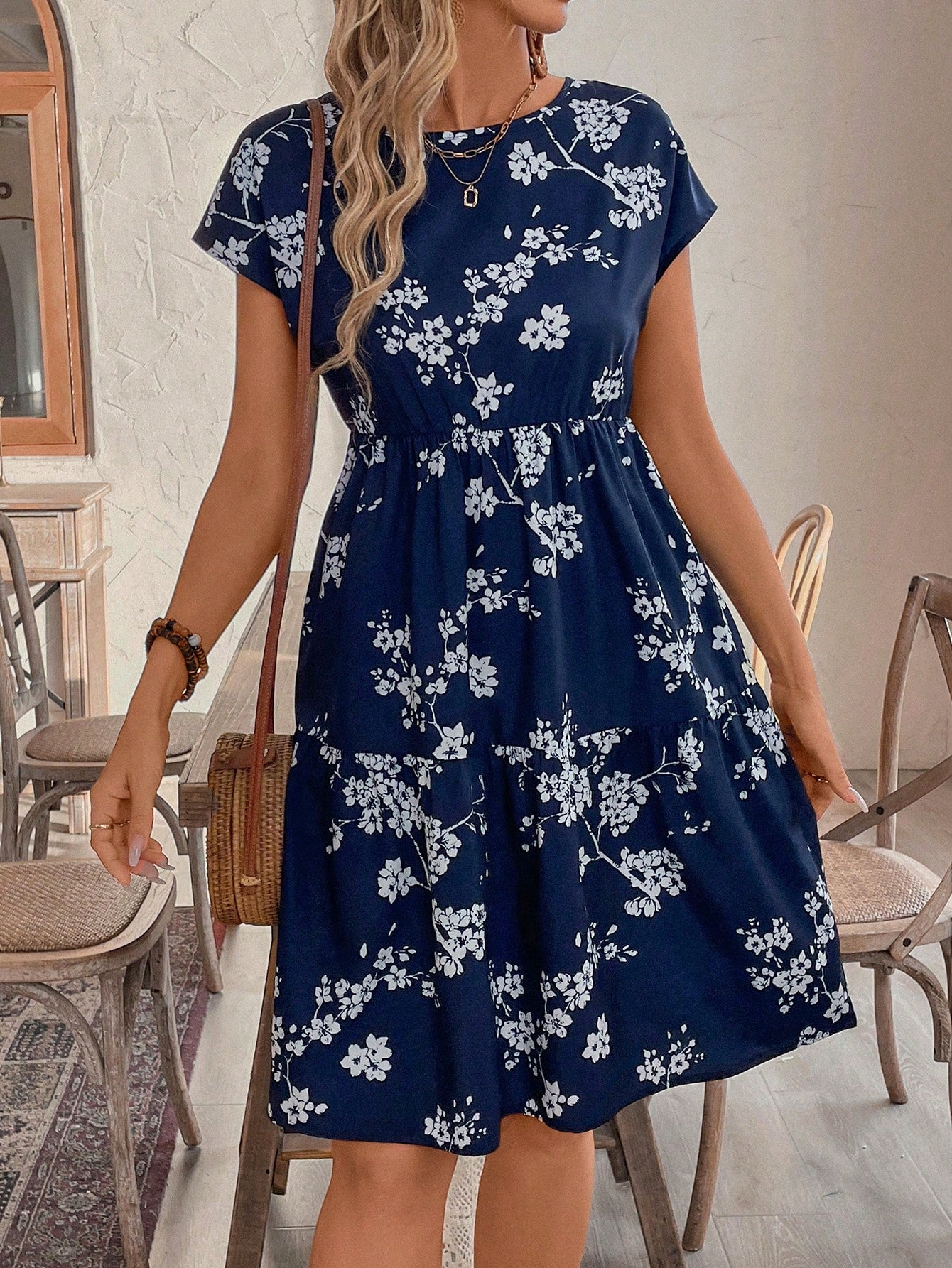 Vestido Bata floral Londres