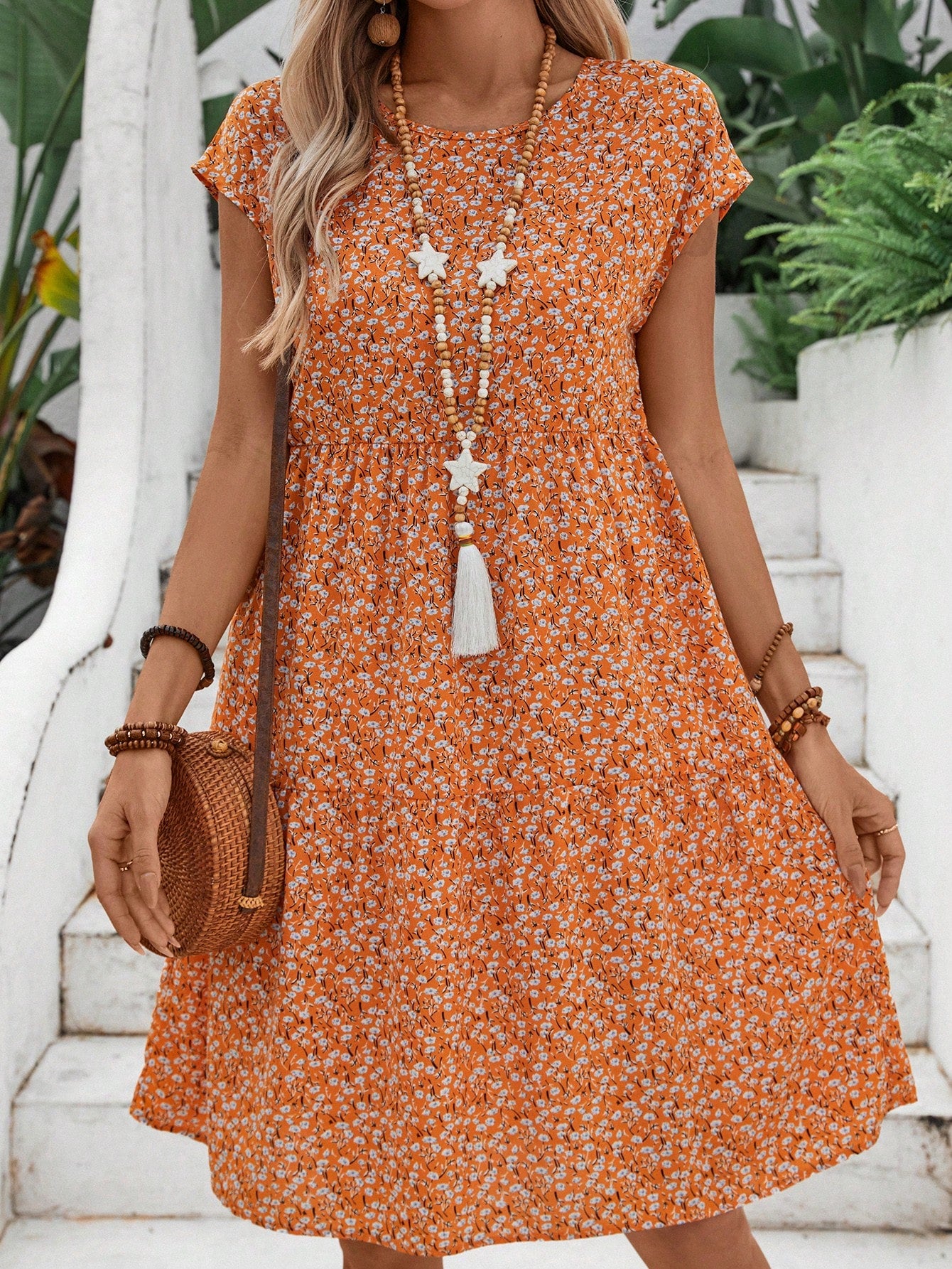 Vestido Bata floral Londres