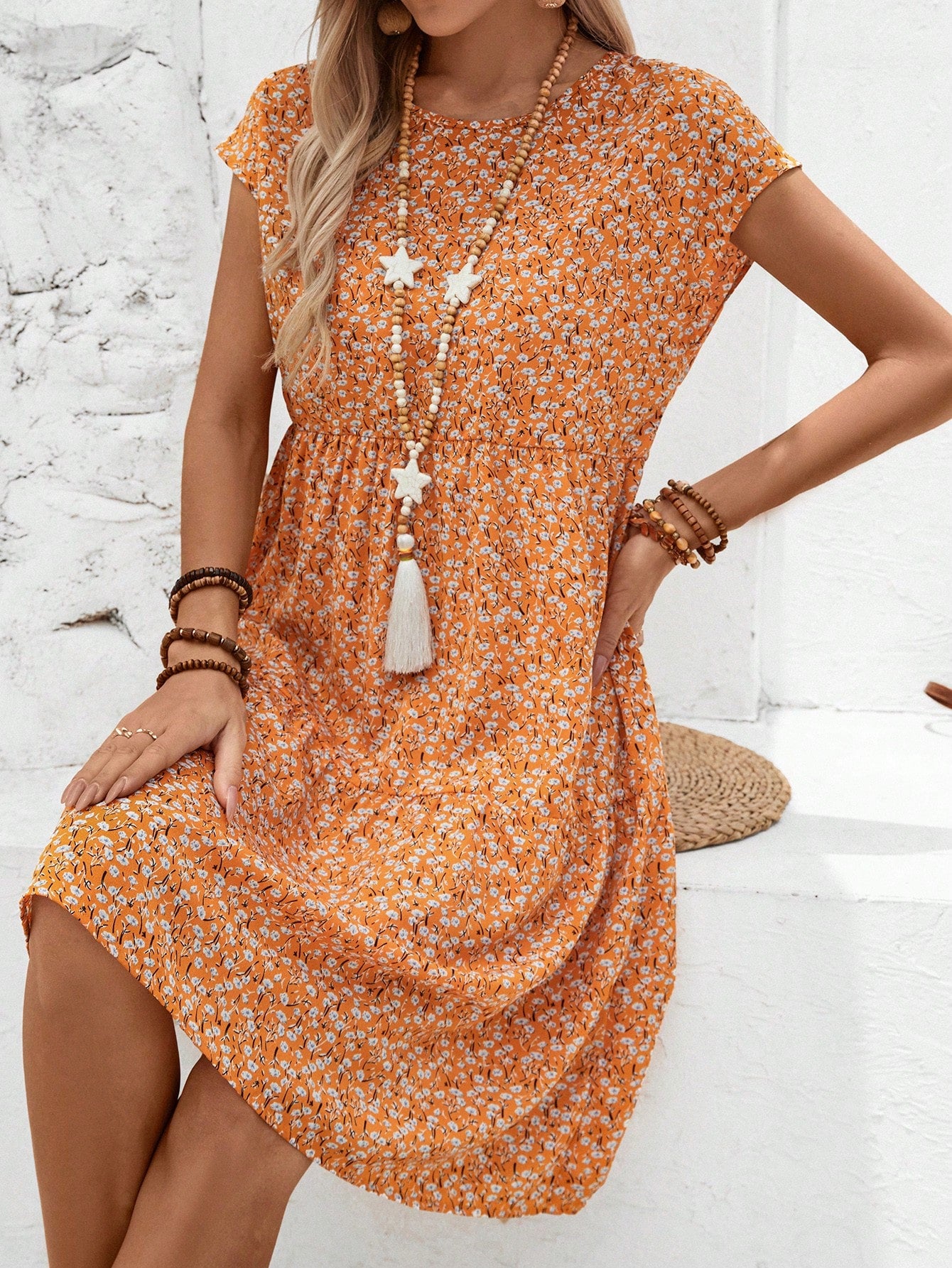 Vestido Bata floral Londres
