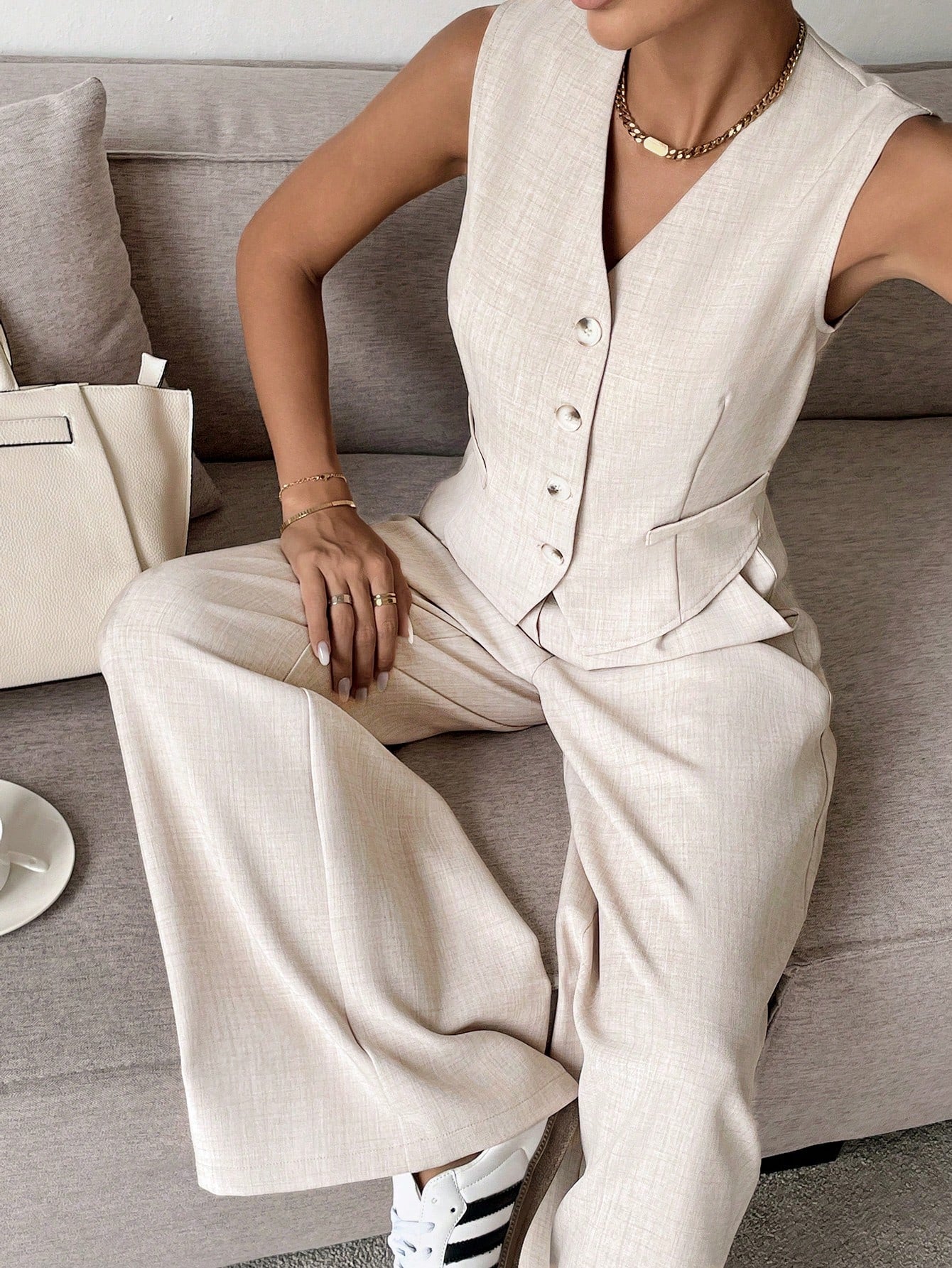 Conjunto Julia Colete e Calça