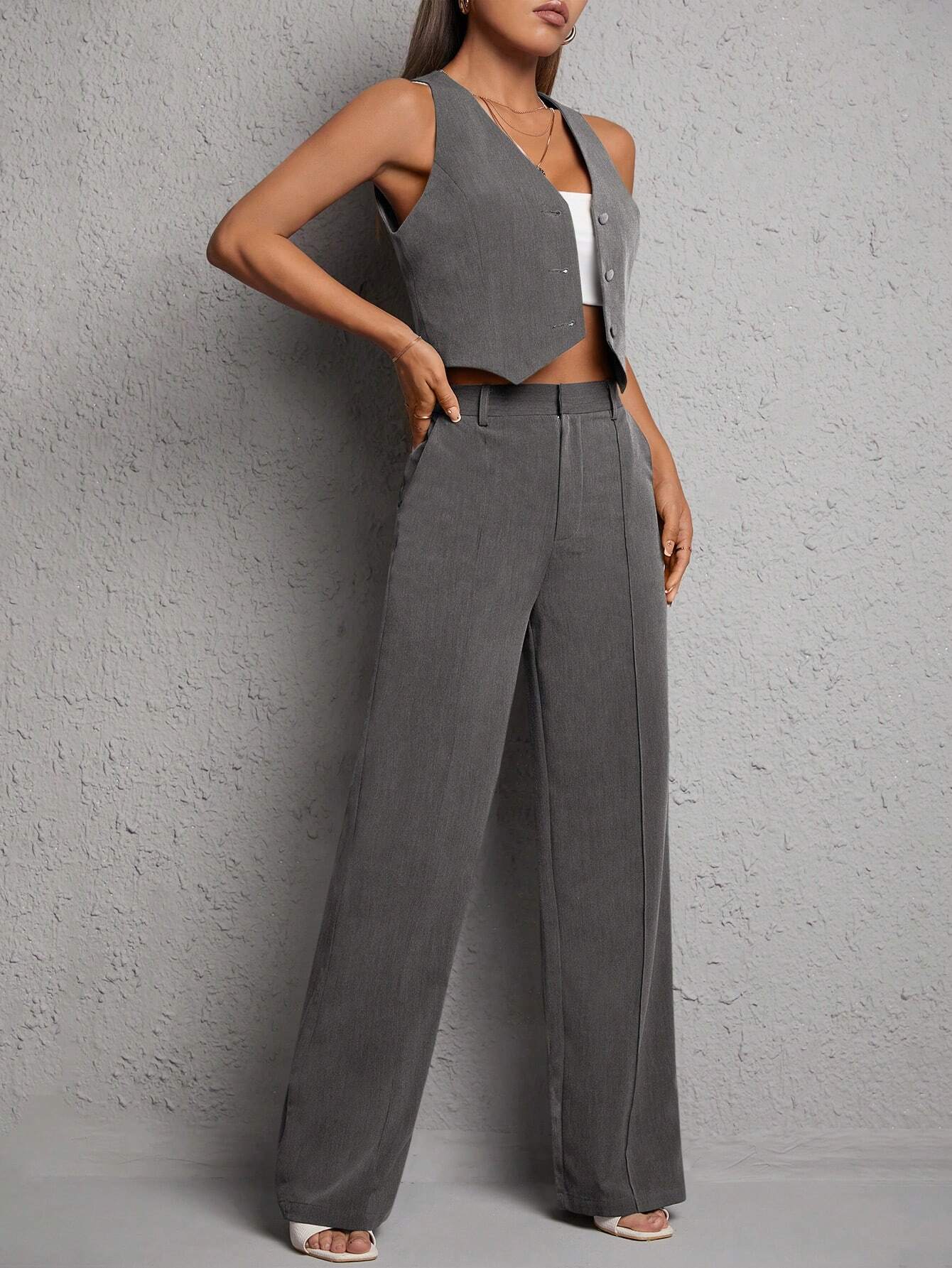 Conjunto Anny Colete E Calça - Tiffani Moda Feminina