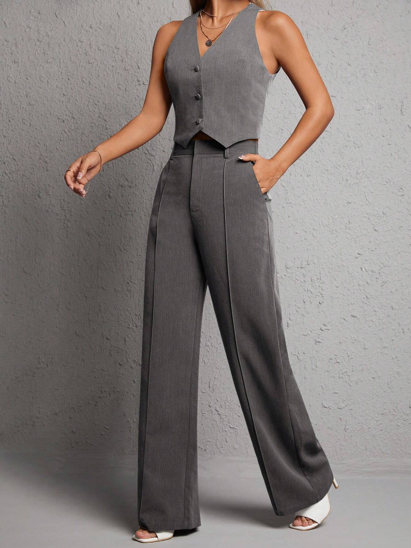 Conjunto Anny Colete E Calça - Tiffani Moda Feminina