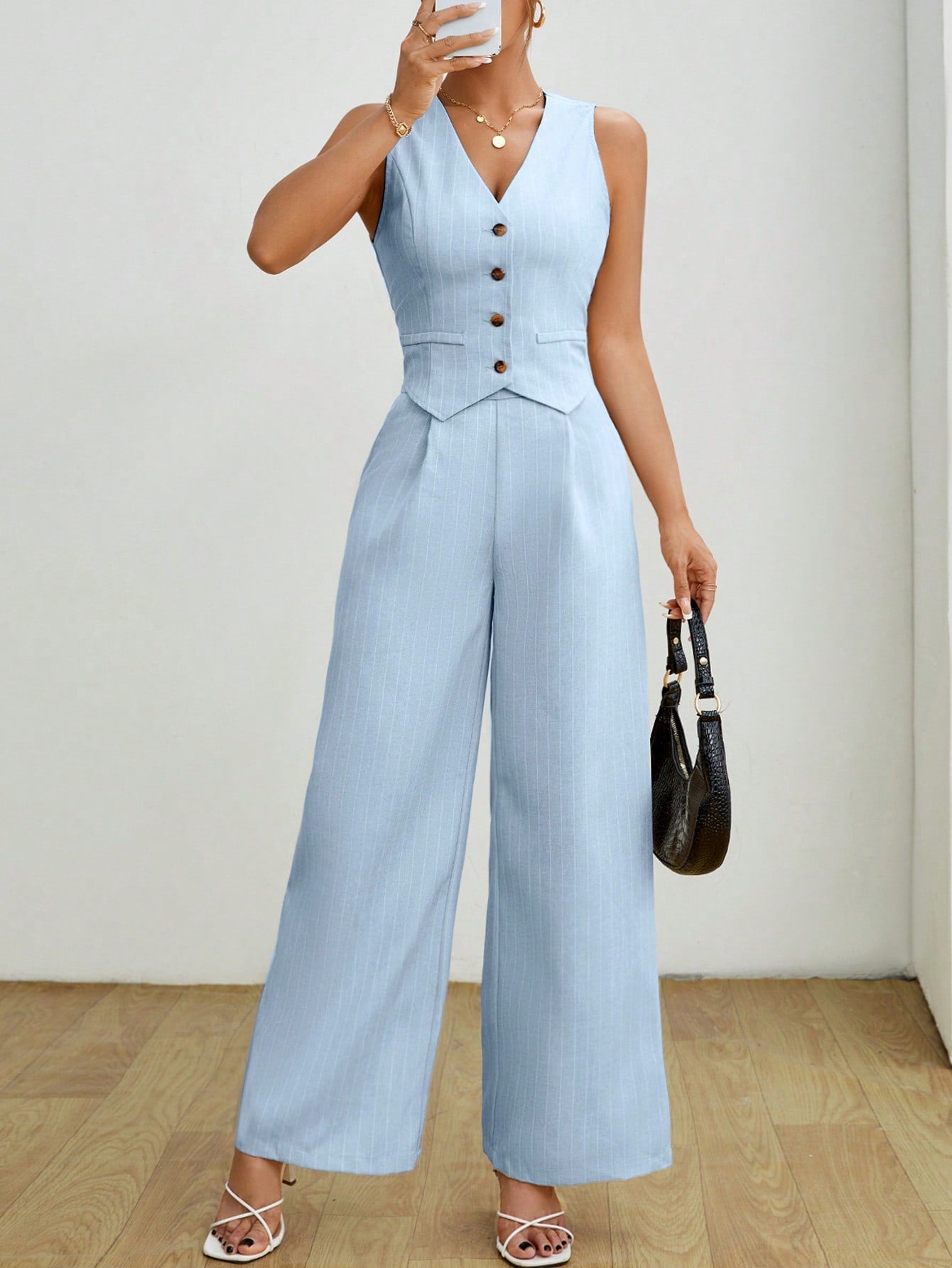 Conjunto Evelyn Alfaiataria de Duas Peças