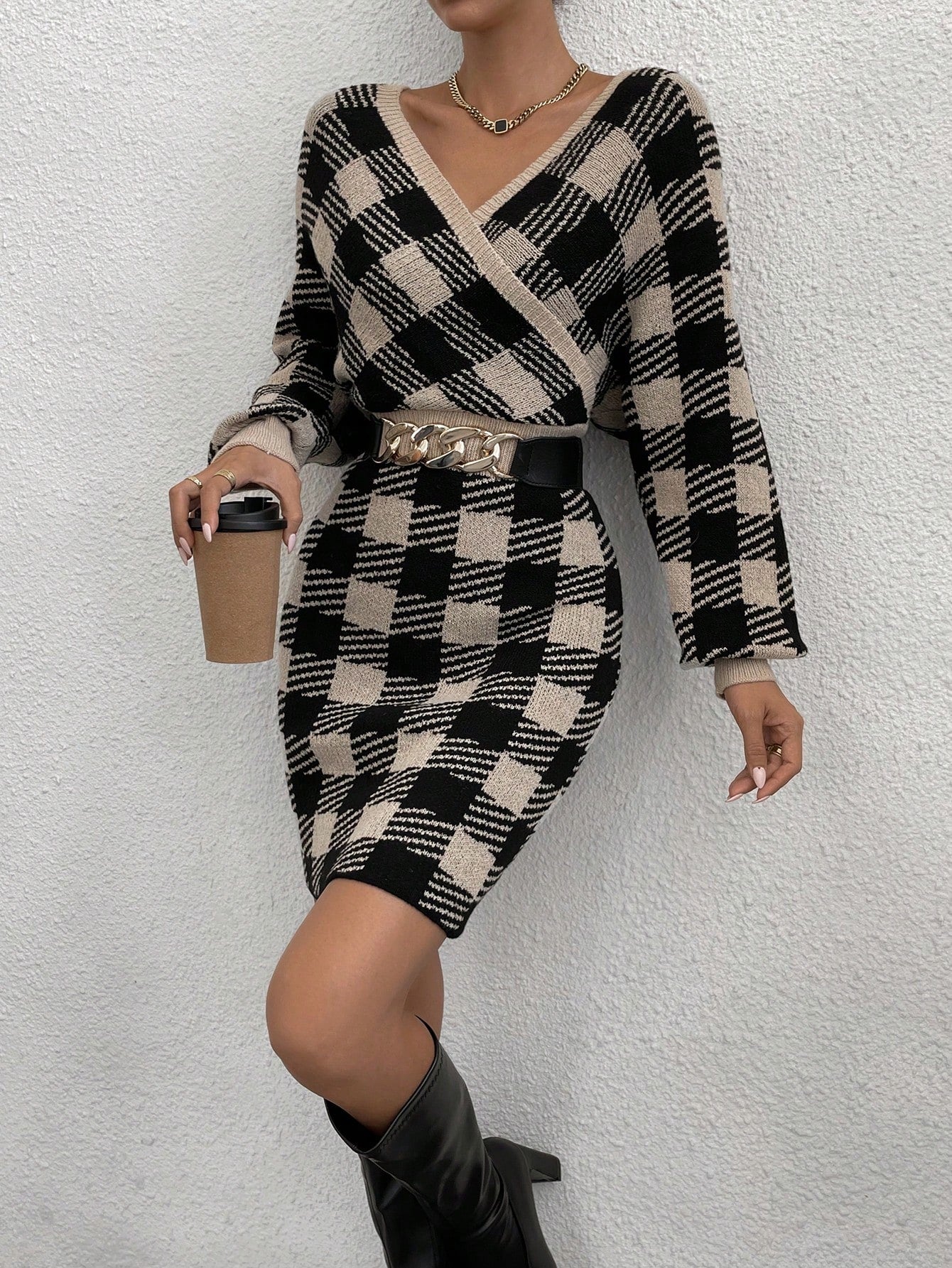 Vestido De Tricô Monique