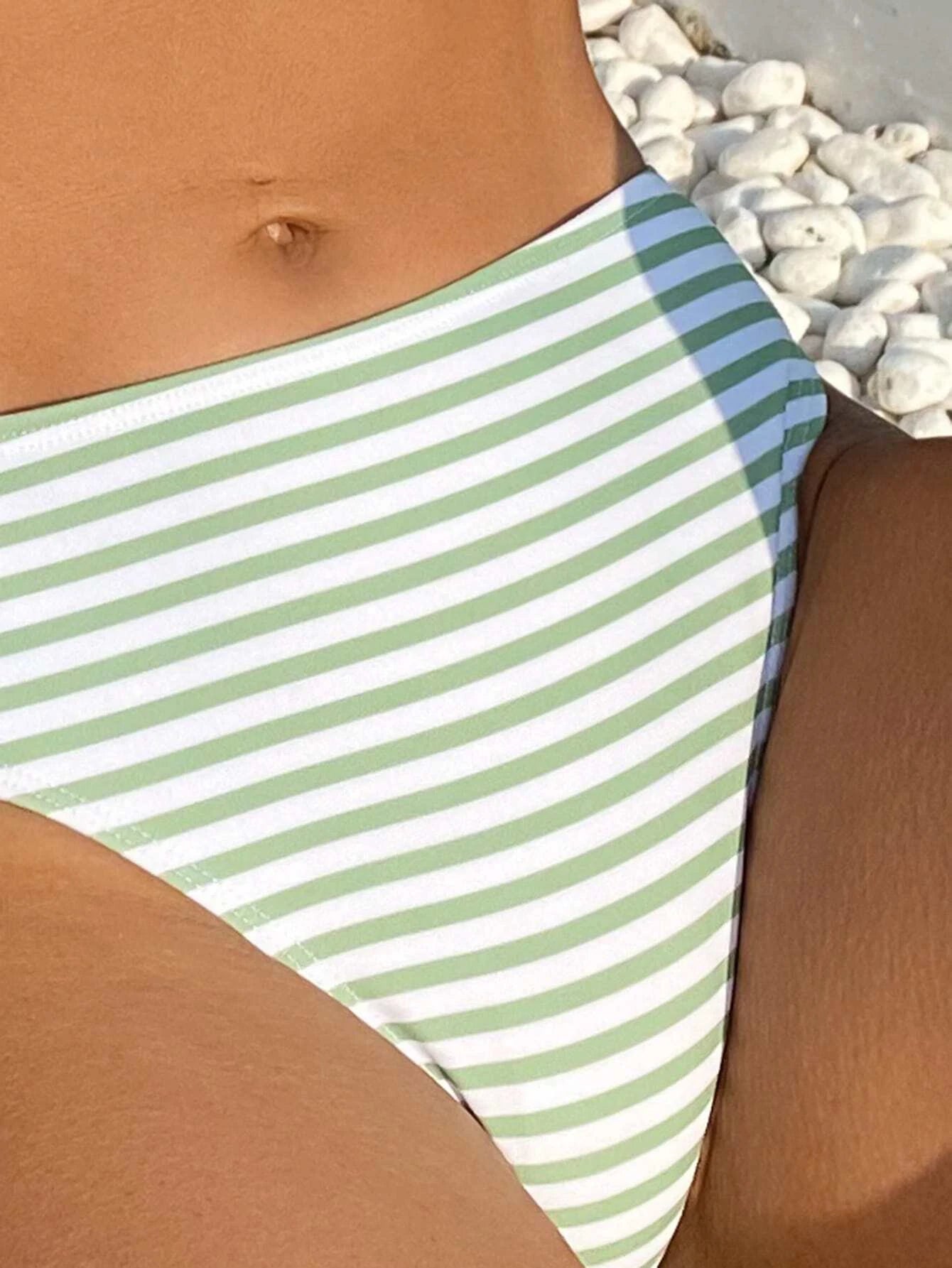 Biquíni listrado Moderno - Tiffani Moda Feminina
