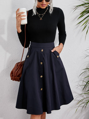 Saia Sofisticação Mid - Tiffani Moda Feminina