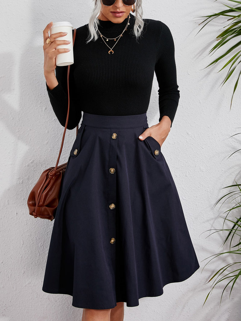 Saia Sofisticação Mid - Tiffani Moda Feminina
