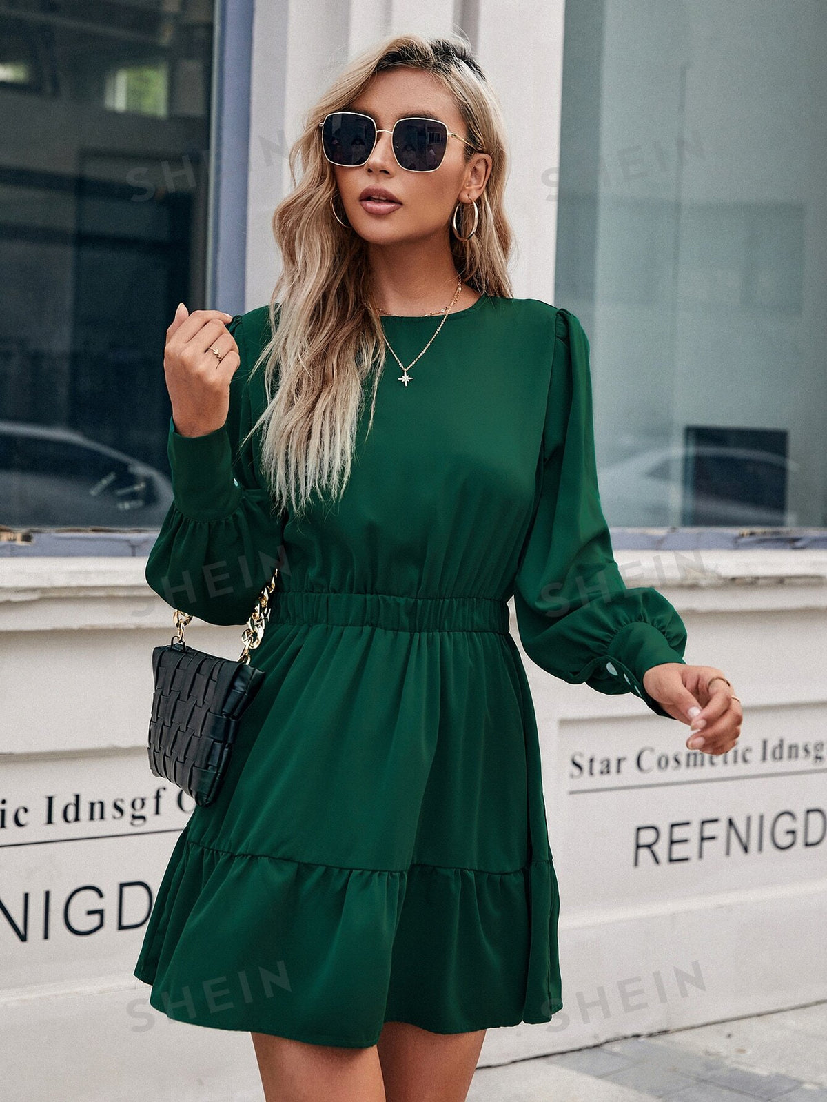 LUNE elegante Vestido - Tiffani Moda Feminina