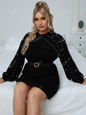 Vestido de Malha Brunna Plus Size