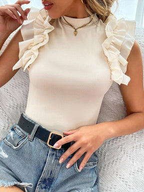 Camiseta Vera Com Babado - Tiffani Moda Feminina