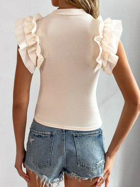 Camiseta Vera Com Babado - Tiffani Moda Feminina