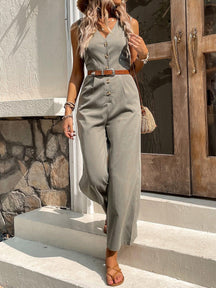 Macacão Tay com Cinto de brinde - Tiffani Moda Feminina
