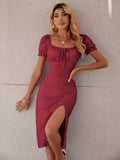 Vestido Midi Paris - Tendência 2024 - Tiffani Moda Feminina
