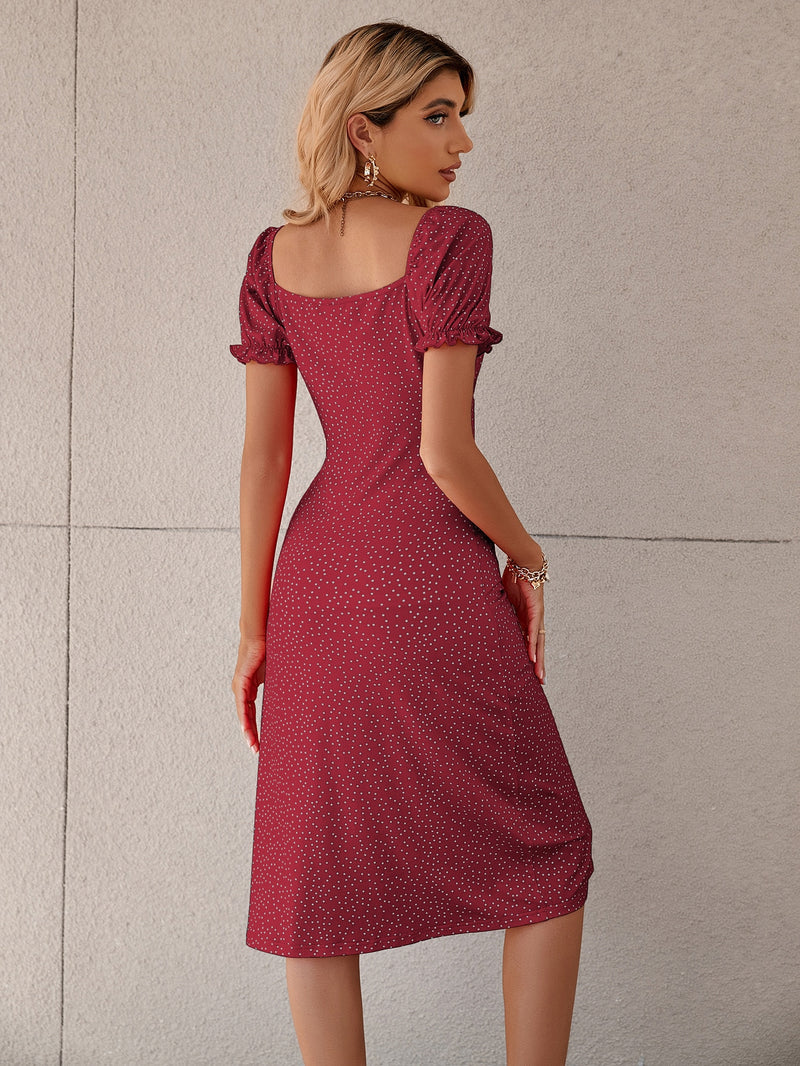 Vestido Midi Paris - Tendência 2024 - Tiffani Moda Feminina