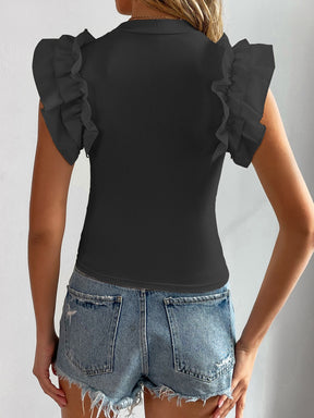 Camiseta Vera Com Babado - Tiffani Moda Feminina
