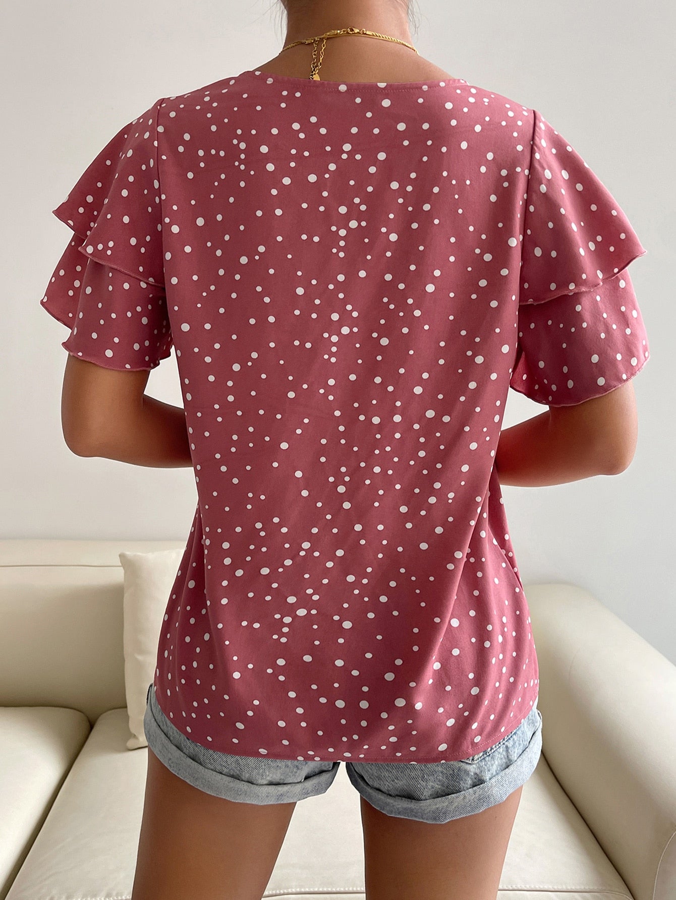 Blusa Fani Com Manga De Borboleta - Tiffani Moda Feminina
