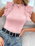 Camiseta Vera Com Babado - Tiffani Moda Feminina