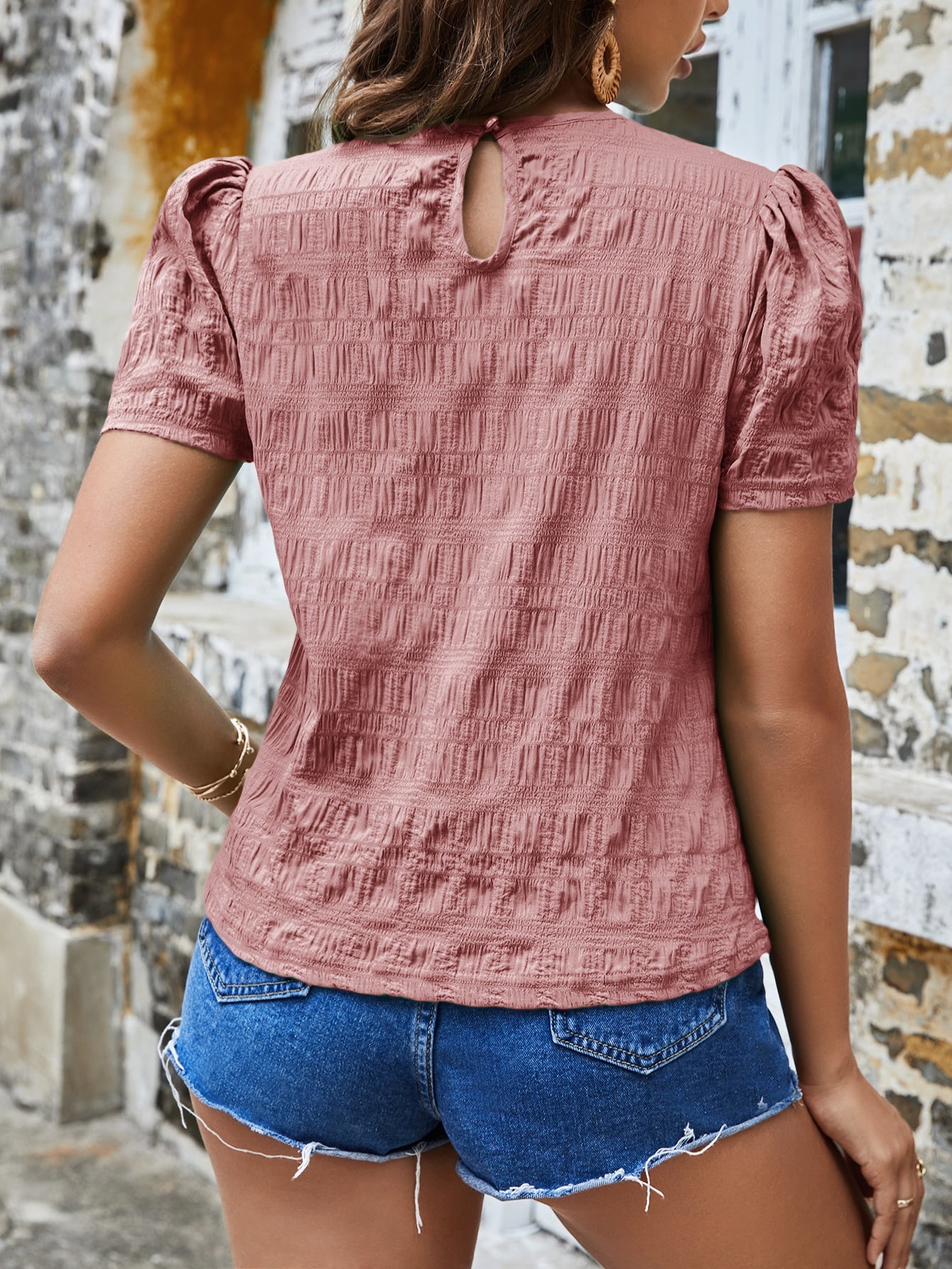 Blusa Alice Manga Bufante - Tiffani Moda Feminina