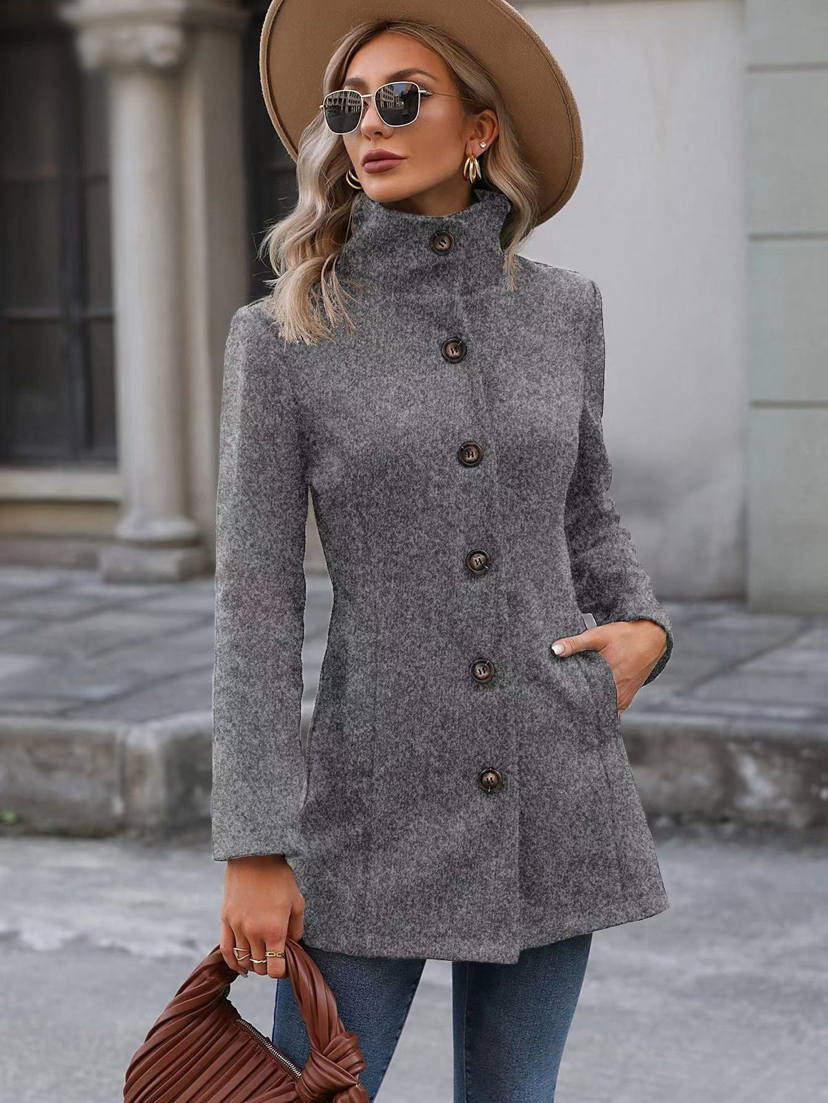 Casaco Grazy Com Botões - Tiffani Moda Feminina