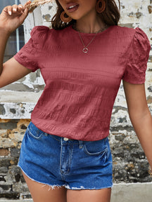 Blusa Alice Manga Bufante - Tiffani Moda Feminina