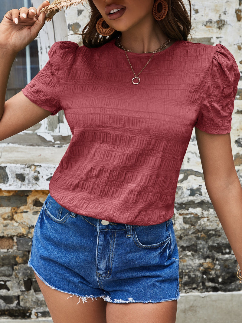Blusa Alice Manga Bufante - Tiffani Moda Feminina