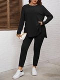 Conjunto Blusa e Calça Legging Plus Size