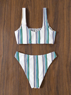 Biquíni Listrado Tiffani - Tiffani Moda Feminina
