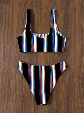 Biquíni Listrado Tiffani - Tiffani Moda Feminina