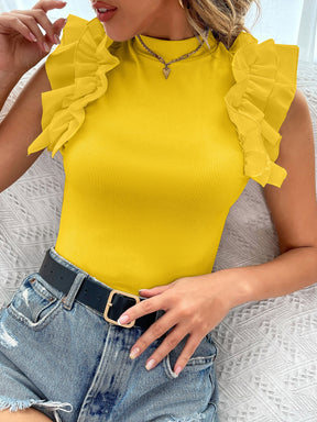 Camiseta Vera Com Babado - Tiffani Moda Feminina