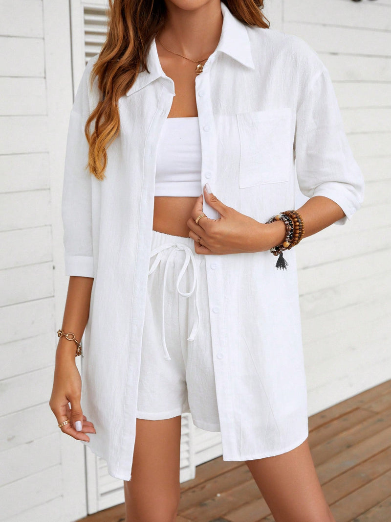 Conjunto Amaelia com Blusa  e short