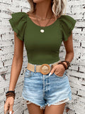 Camiseta Classi Manga De Borboleta - Tiffani Moda Feminina