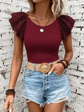 Camiseta Classi Manga De Borboleta - Tiffani Moda Feminina