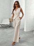 Conjunto Colete Blazer & Calças Wide leg - Tiffani Moda Feminina