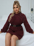 Vestido de Malha Brunna Plus Size
