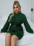 Vestido de Malha Brunna Plus Size