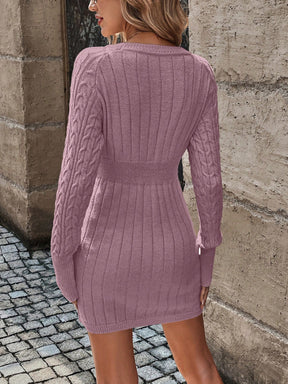 Vestido Essence De Tricô Casual - Tiffani Moda Feminina