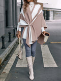 Cardigan Clasi Dois Tons Manga De Asa De Morcego