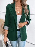 Blazer Maia Com Botão Único - Tiffani Moda Feminina