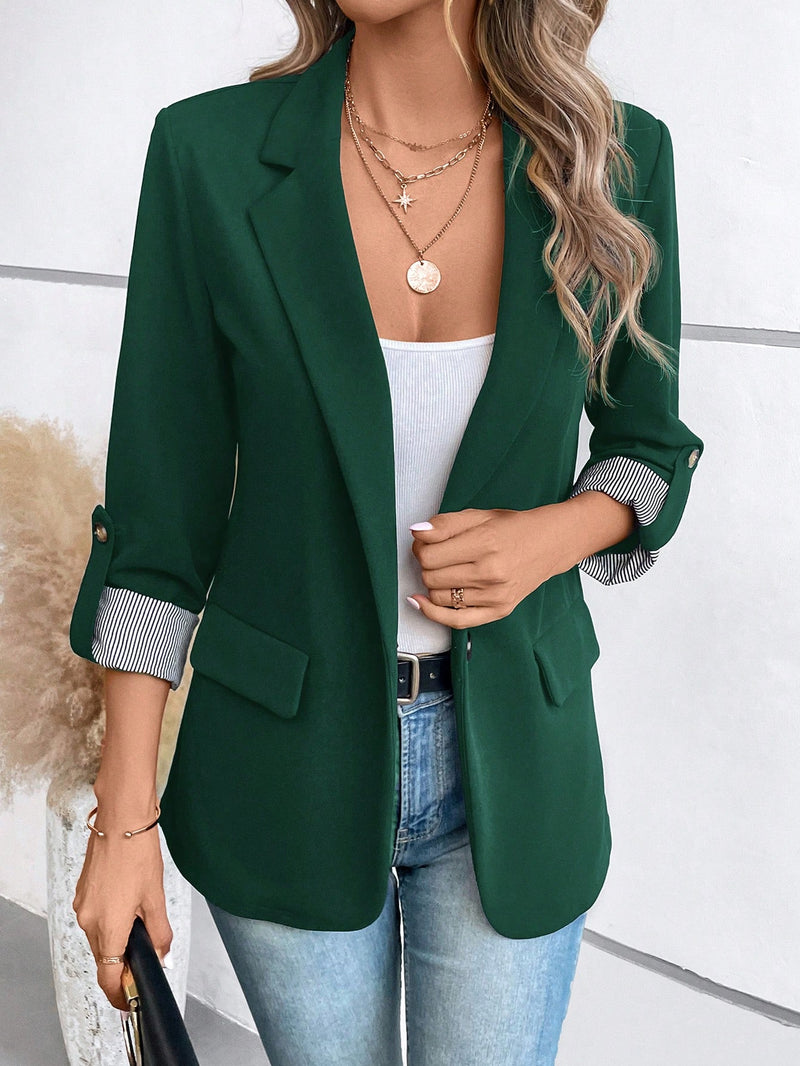 Blazer Maia Com Botão Único - Tiffani Moda Feminina