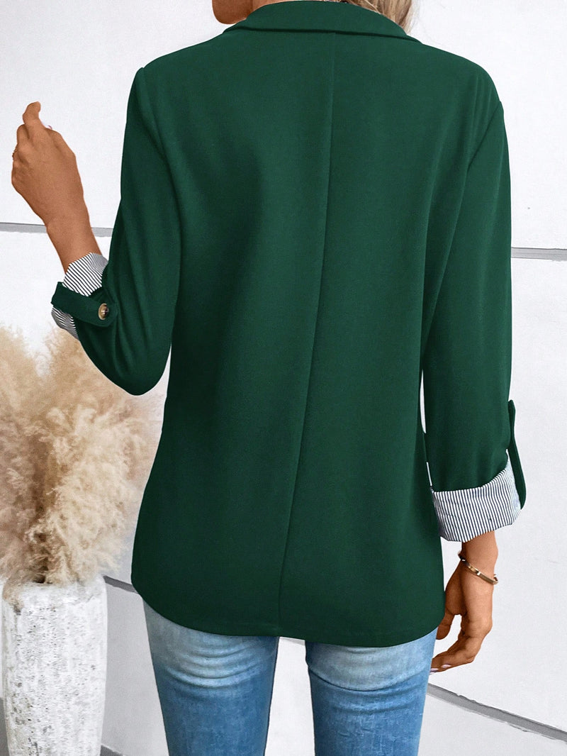 Blazer Maia Com Botão Único - Tiffani Moda Feminina
