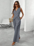 Conjunto Colete Blazer & Calças Wide leg - Tiffani Moda Feminina